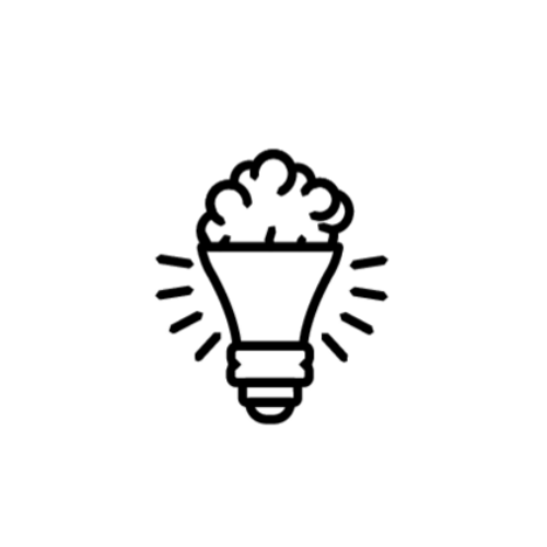 icon of brains and lightbulb